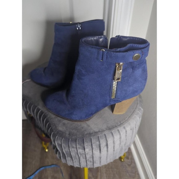 Apt 9 Blue booties Size 6 - Picture 1 of 5